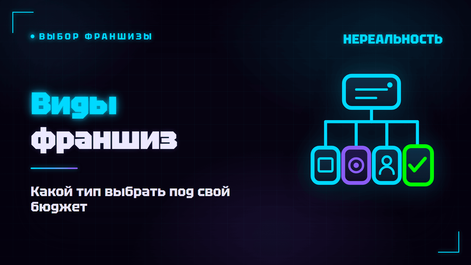 Виды франшиз: какие бывают и какую выбрать под свой бюджет